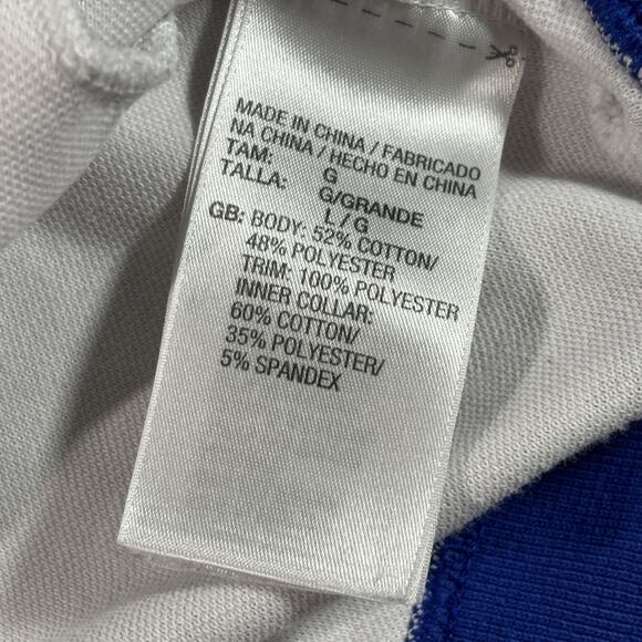 Adidas We Are Basketball Jacket Mens Large White Blue Statue Liberty 12 NBA 2009 - Picture 9 of 11